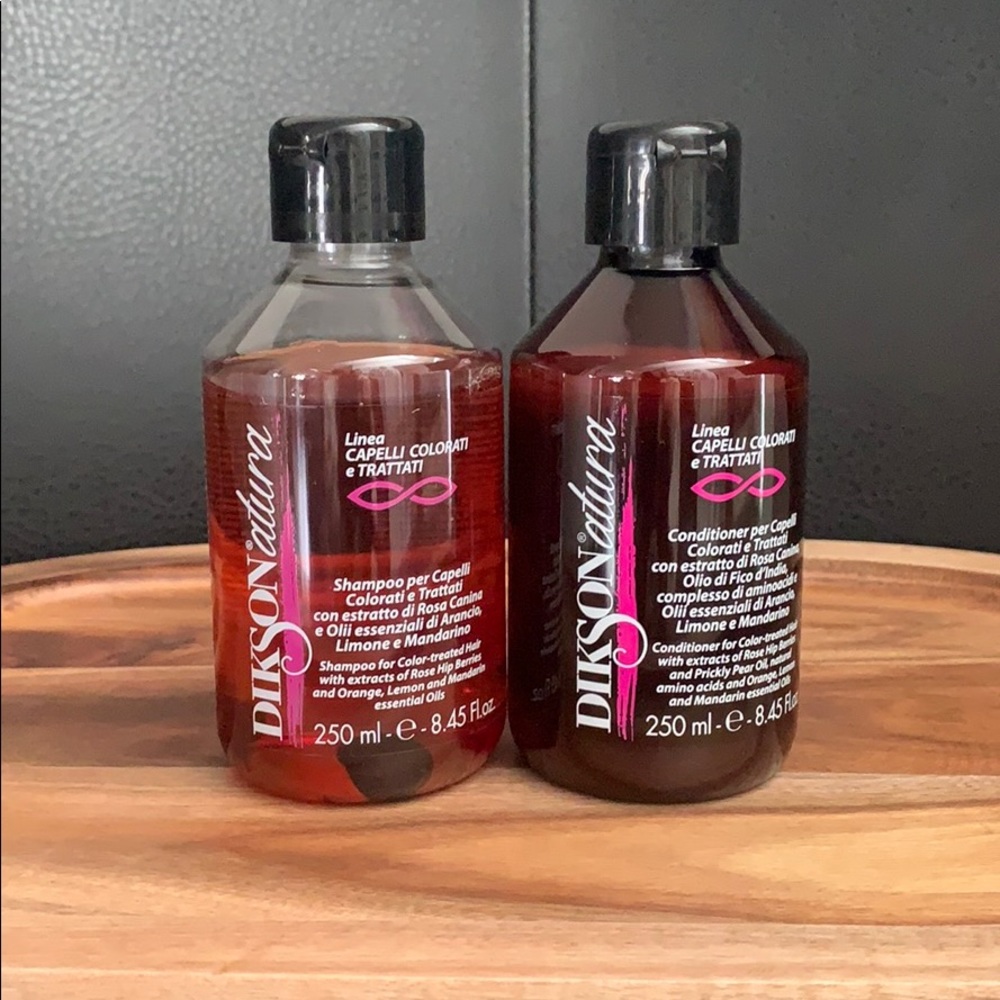 Professional natural shampoo and conditioner set
